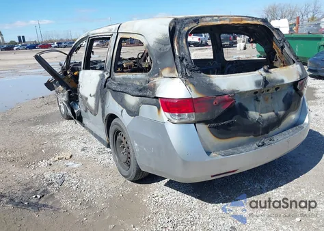 2014 Honda Odyssey Lx z USA, uszkodzony, nr VIN 5FNRL5H25EB004409